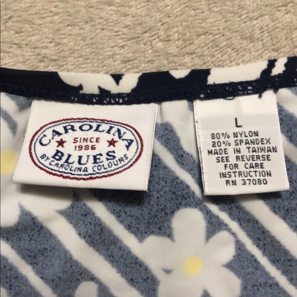 💖 Host Pick💖Carolina blues floral bikini bottoms - Picture 4 of 4